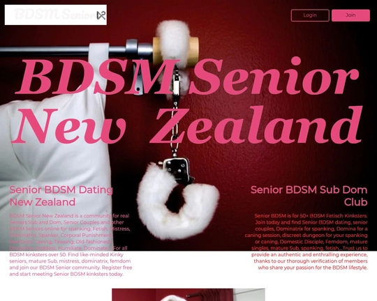 BDSM Senior New Zealand