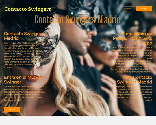 Contacto Swingers Madrid