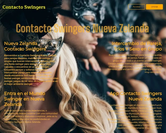 Contacto Swingers Nueva Zelanda