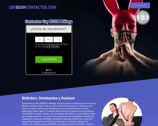 Gay BDSM Contactos Málaga⛓️ Logo
