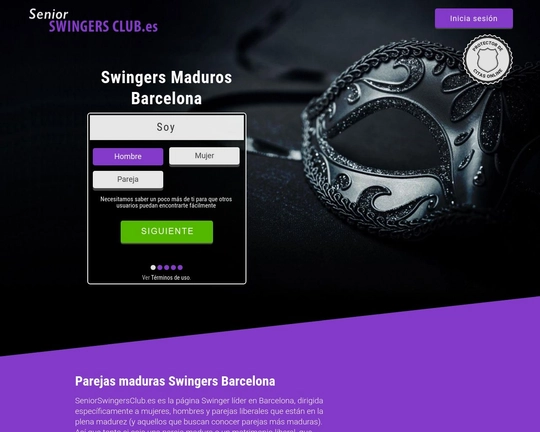Senior Swingers Club♣️Barcelona Logo