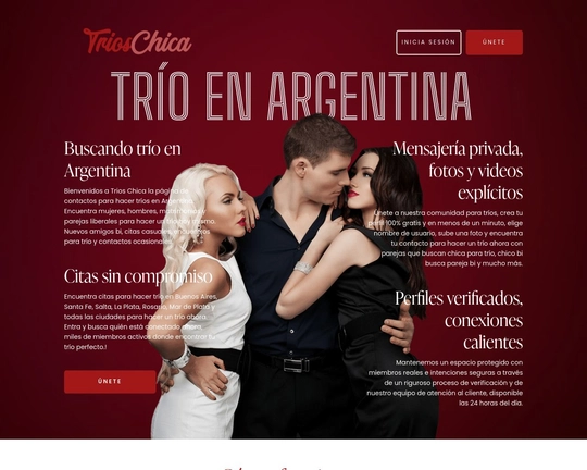 Tríos Chica Sexo Argentina🌹