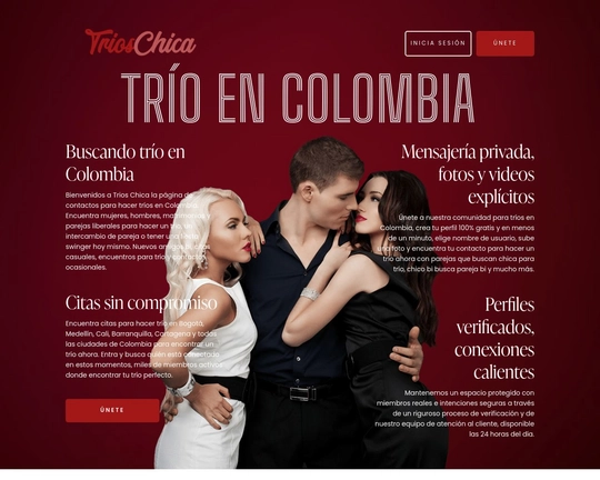 Tríos Chica Sexo Colombia🌹 Logo